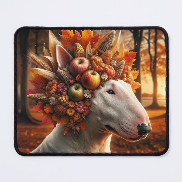 Item preview, September Sovereign: Autumnal Grace Bullterrier designed and sold by ToastistheTruth.