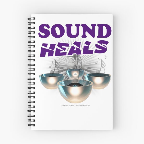 Item preview, Sound Heals with Crystal Bowls & Notes- For Light Backgrounds designed and sold by The Imagination Source™.