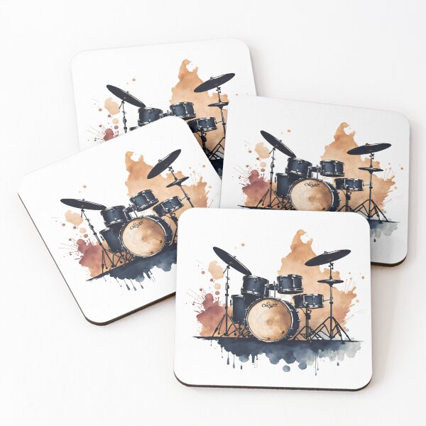 Item preview, Drums in Brush Strokes: Digital Art that Resonates with the Beat of the Drum designed and sold by Artedig.