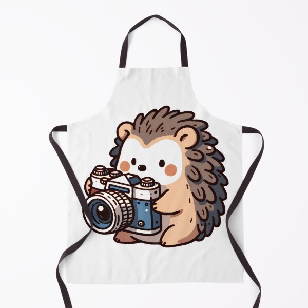 Artikelvorschau, Hedgehog Photographer with Vintage Camera entworfen und verkauft von UmbrellaStudio1.