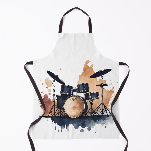 Item preview, Drums in Brush Strokes: Digital Art that Resonates with the Beat of the Drum designed and sold by Artedig.