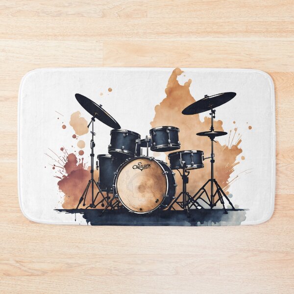 Item preview, Drums in Brush Strokes: Digital Art that Resonates with the Beat of the Drum designed and sold by Artedig.