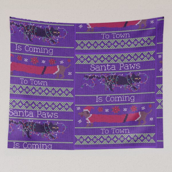 Item preview, Funny Ugly Christmas Sweater Cat & Dog Design designed and sold by EarthArtDesigns.