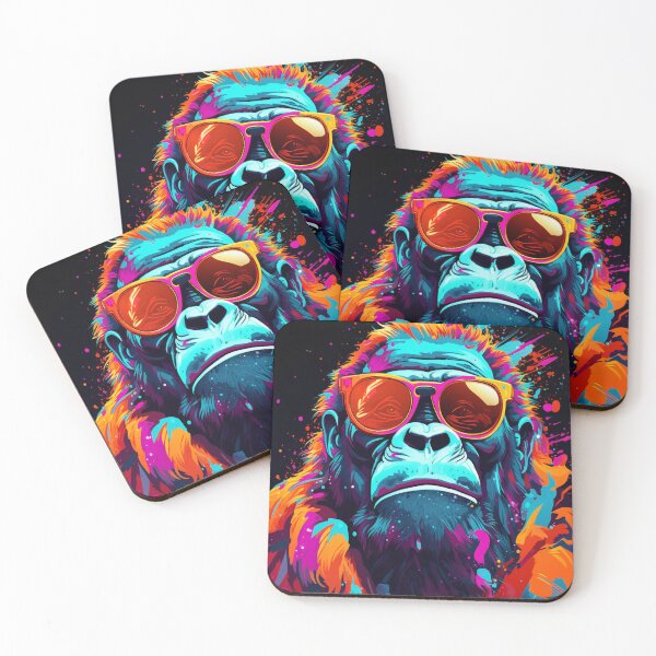 Item preview, Psyquedelic Gorilla designed and sold by Beauty  Art Printable.
