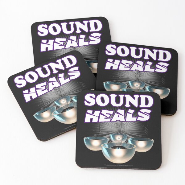Item preview, Sound Heals with Crystal Bowls & Notes For DARK Backgrounds designed and sold by The Imagination Source™.