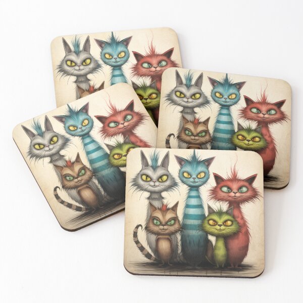 Item preview, Cats No.4 designed and sold by Pixelartistin.