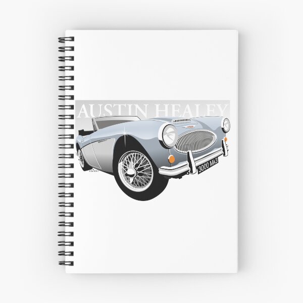 Item preview, Austin Healey 3000 Mk 3 blue / white designed and sold by car2oonz.