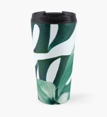 Taza de viaje Monstera #redbubble #artprints