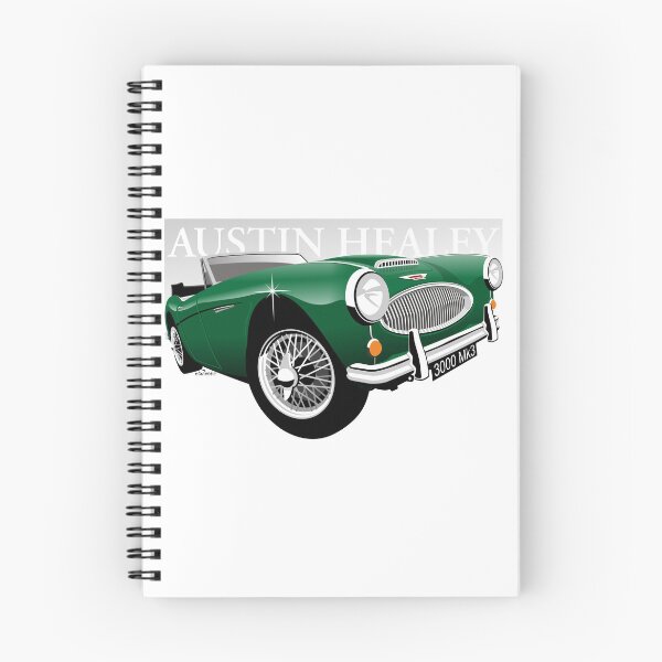 Item preview, Austin Healey 3000 Mk 3 green designed and sold by car2oonz.
