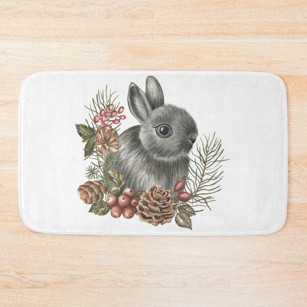 Item preview, Bunny with Berries and Pinecones  designed and sold by silviaol.