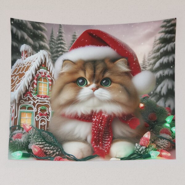 Item preview, Christmas Cymric In A Winter Wonderland designed and sold by ZenEverAI.