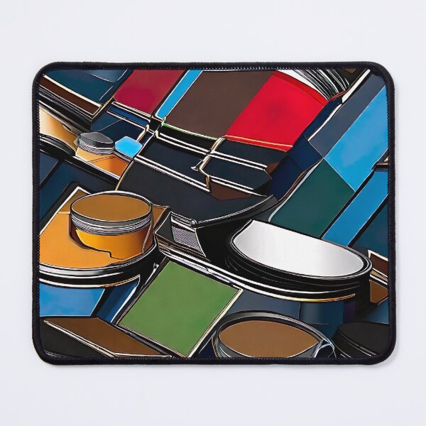 Item preview, Abstract colorfully pistons designed and sold by SK8N.