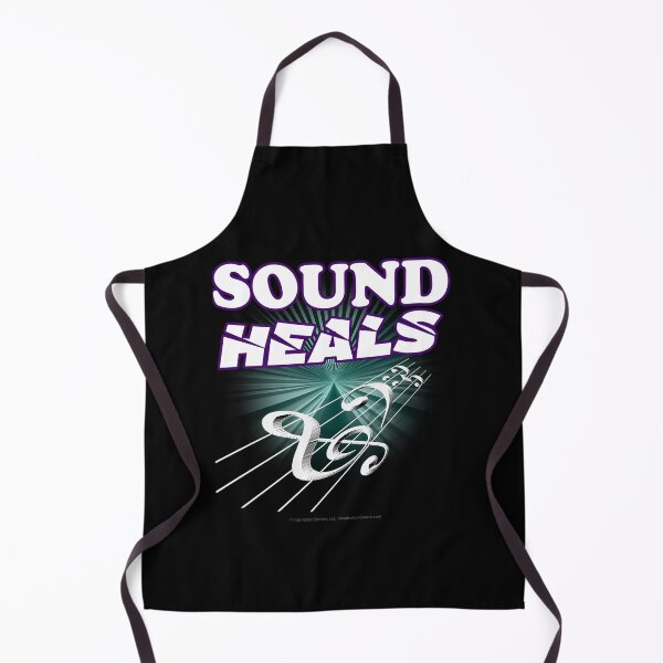 Item preview, Sound Heals with Staff & Notes - For DARK Backgrounds designed and sold by The Imagination Source™.