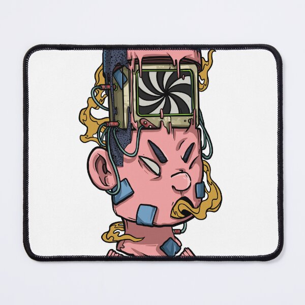 Item preview, Hypnotic Head Sticker designed and sold by AmadKizuna.