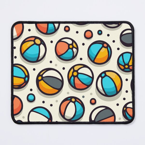 Item preview, Beach Balls Pattern designed and sold by ArtFactoryAI.