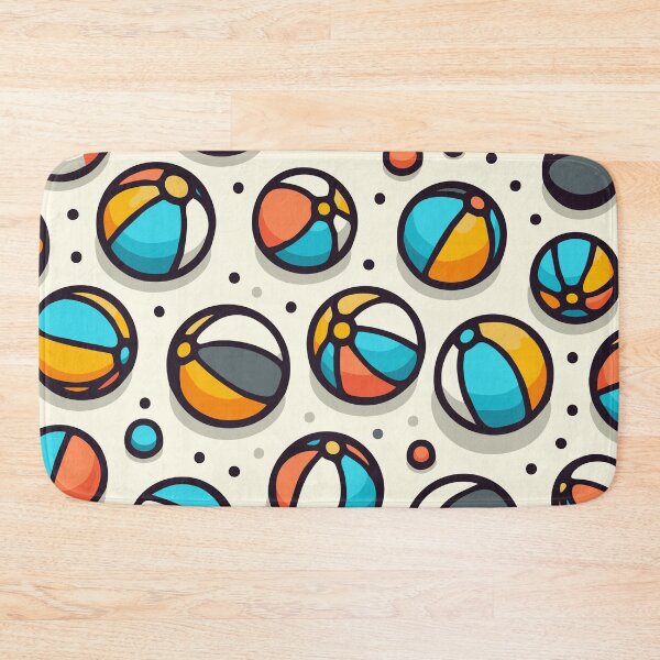 Item preview, Beach Balls Pattern designed and sold by ArtFactoryAI.