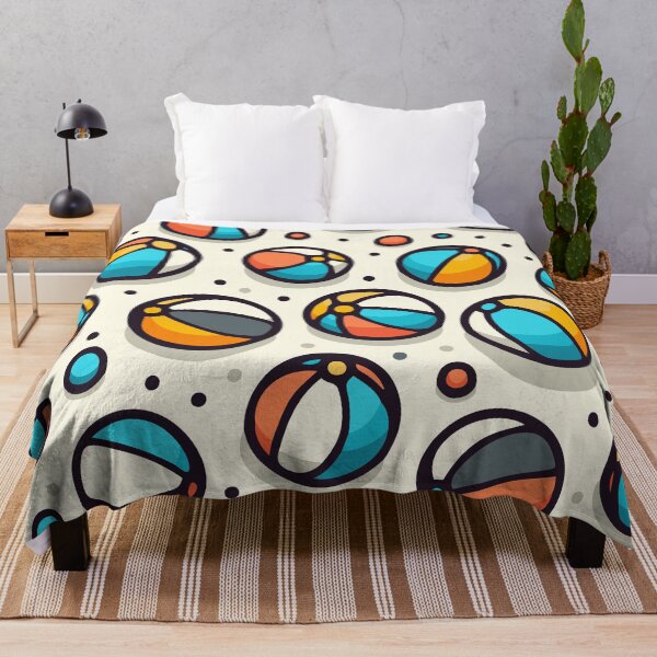Item preview, Beach Balls Pattern designed and sold by ArtFactoryAI.