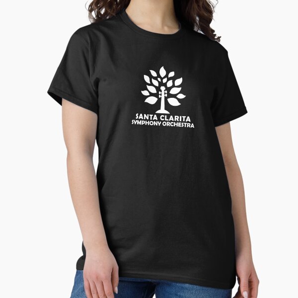 Santa Clarita Symphony Orchestra - white logo Classic T-Shirt