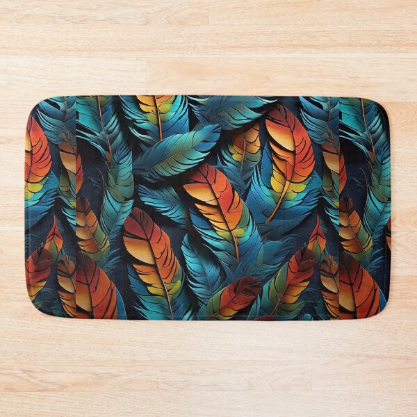 Item preview, 3d feathers multicolored Pattern street wear girl fashion designed and sold by Carlos Gudino.