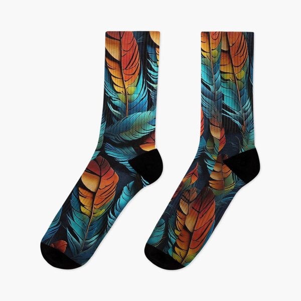 Item preview, 3d feathers multicolored Pattern street wear girl fashion designed and sold by Carlos Gudino.