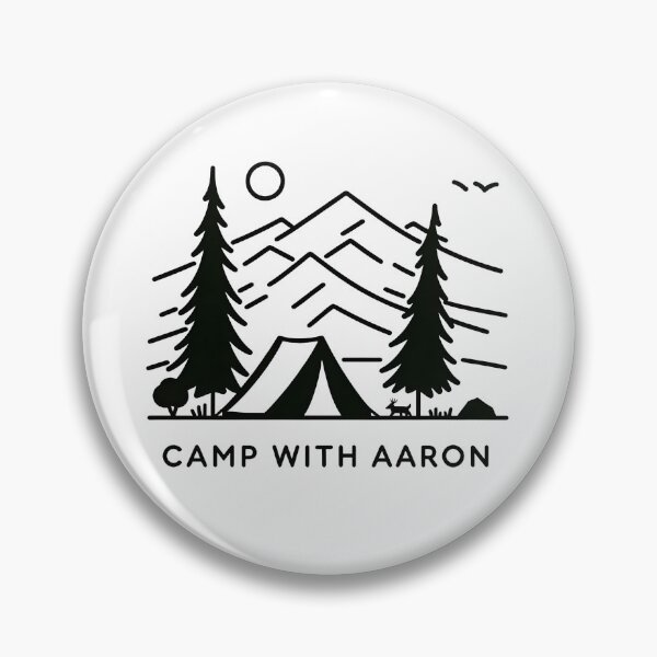 Item preview, Camp with Aaron Minimalist Line Art designed and sold by KNAA.