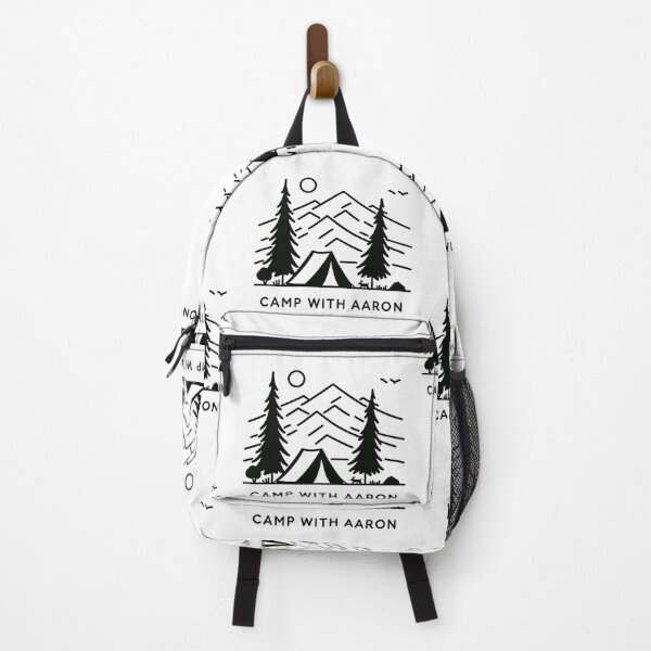 Item preview, Camp with Aaron Minimalist Line Art designed and sold by KNAA.