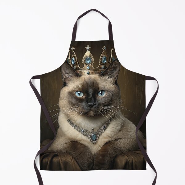 Item preview, Siamese Cat with Crown 01 designed and sold by Elisabeth Lucas.