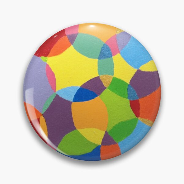 Item preview, Bright Interlocking Circles designed and sold by Amy  Grover.