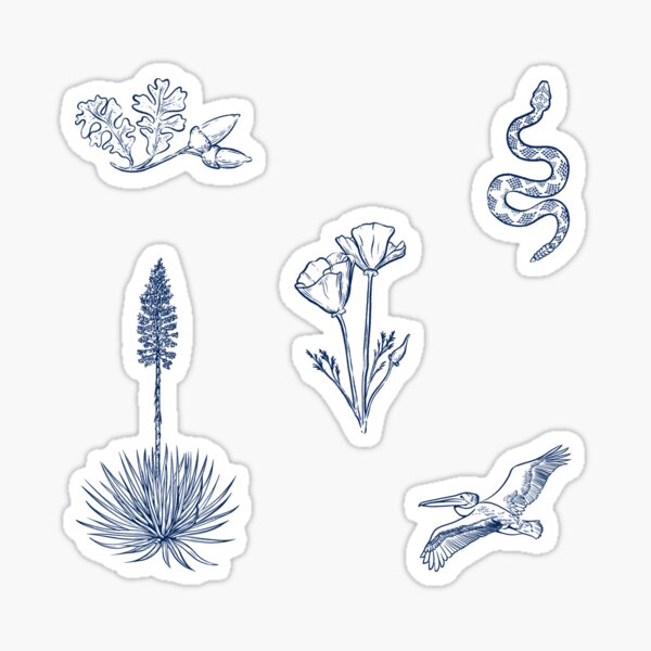 Item preview, Southern California Sticker Pack designed and sold by Luke Hartung.