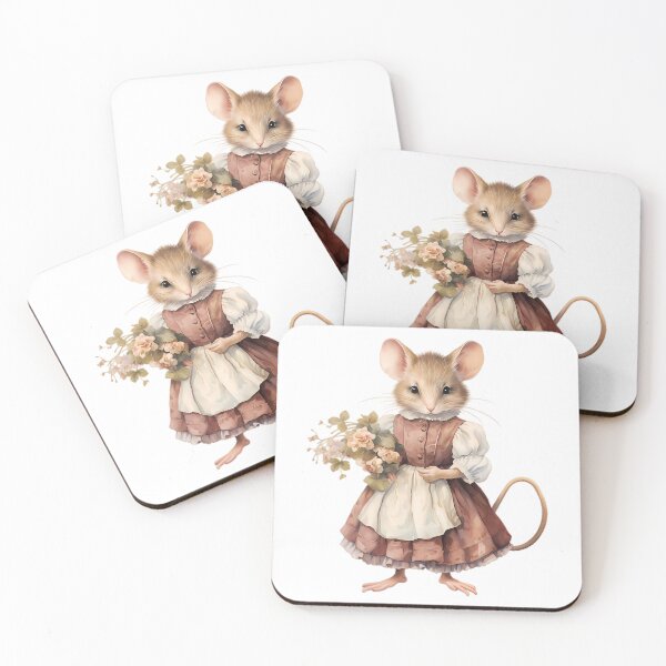 Item preview, Mouse maiden with flowers designed and sold by dzineNJ.