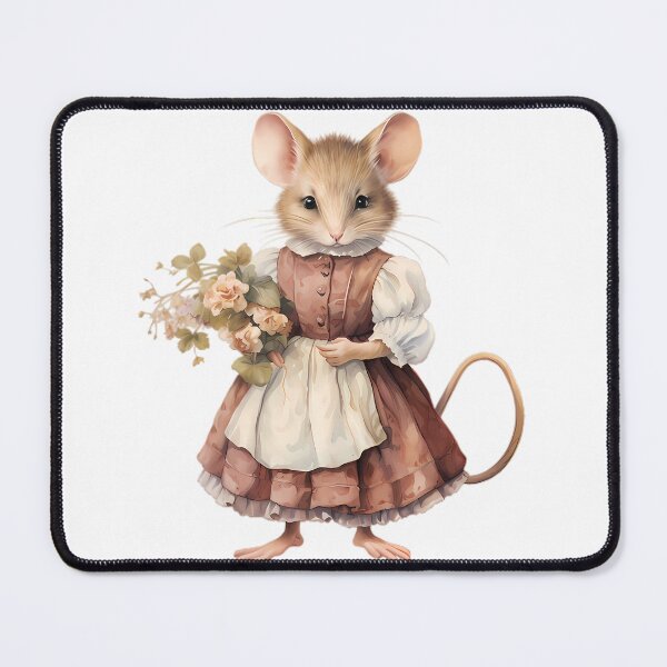 Item preview, Mouse maiden with flowers designed and sold by dzineNJ.