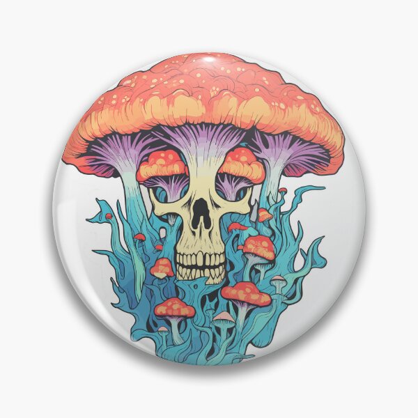 Item preview, Fungus Skull Face designed and sold by Provorone.
