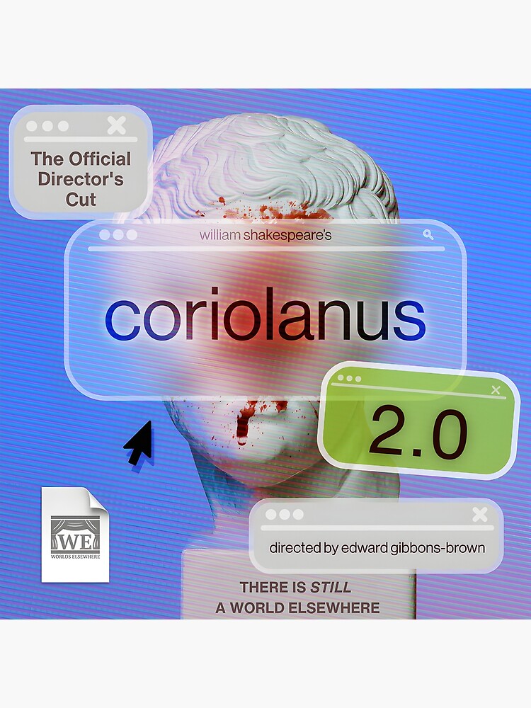 Thumbnail 3 of 3, Poster, Coriolanus 2.0 Poster (2023) designed and sold by WorldsElsewhere.