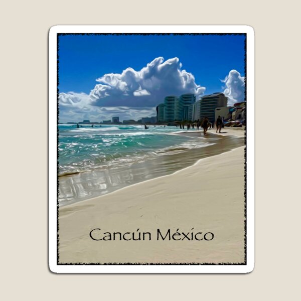 Artikel-Vorschau von Cancun, Mexico, designt und verkauft von FluidArtByLK.