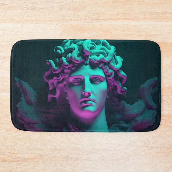 Item preview, Medusa's Neon Embrace: Vaporwave Vipers in Synthwave designed and sold by Mullet Monkey.