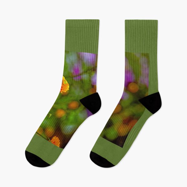 Item preview, Orange Bloom With Green and Mauve Beyond designed and sold by Brian Shaw.