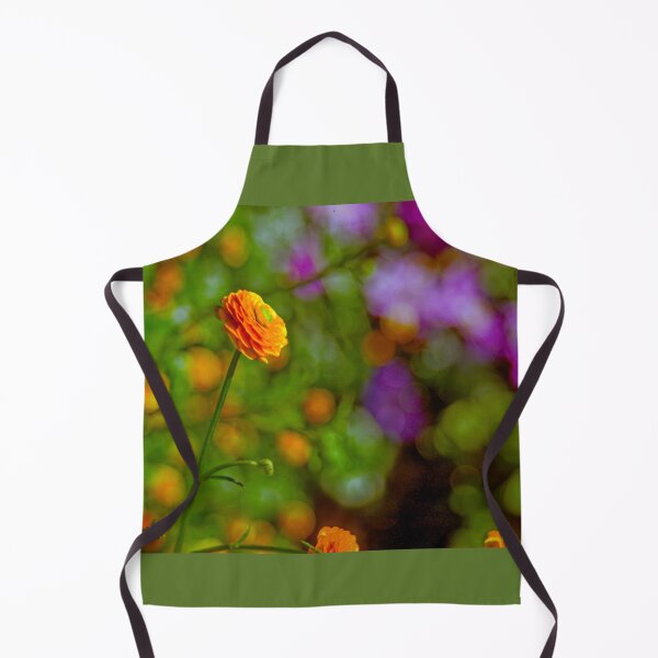 Artikelvorschau, Orangefarbene Blüte mit Grün und Lila darüber hinaus entworfen und verkauft von Brian Shaw.