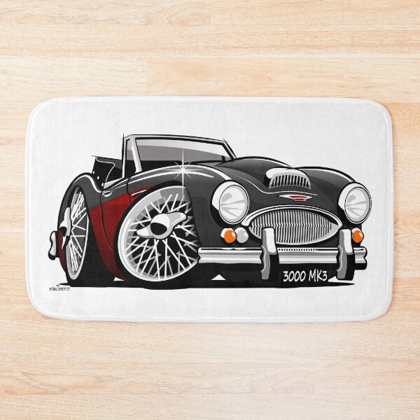 Item preview, Austin Healey 3000 Mk 3 caricature  black / red designed and sold by car2oonz.