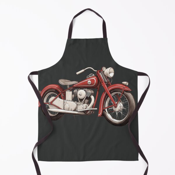 Item preview, A Vintage Motorcycle Illustration designed and sold by GoodOldVintage.
