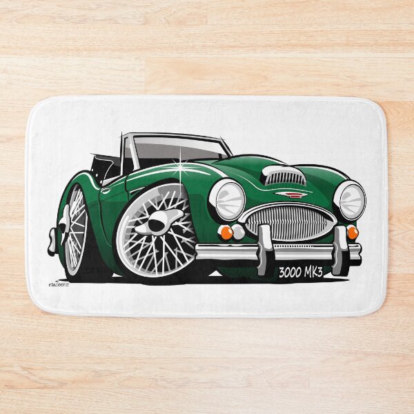 Item preview, Austin Healey 3000 Mk 3 caricature  green designed and sold by car2oonz.