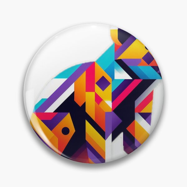 Item preview, Abstract Geometric Shapes Wombat - Modern Australian Wildlife Inspired Design designed and sold by wildstraya.