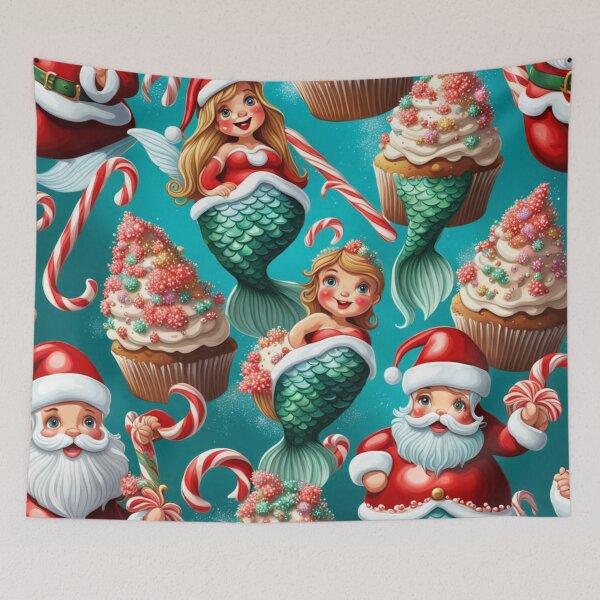 Item preview, Santa Mermaids Sweets designed and sold by purplesensation.