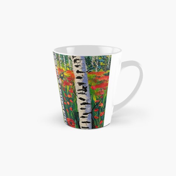 Nature: Red Poppy Modern Art Mug by Christopher Dina — CHRISTOPHER DINA