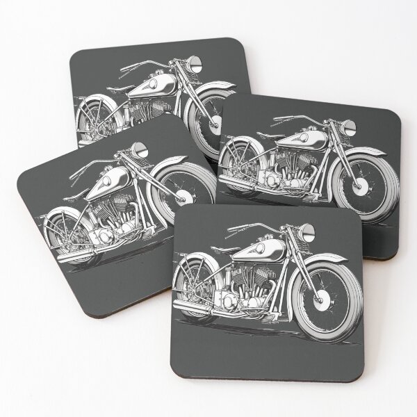 Item preview, A Vintage Motorcycle Illustration designed and sold by GoodOldVintage.