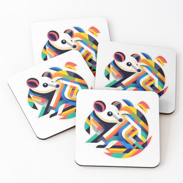 Item preview, Abstract Geometric Possum - Modern Design Inspired by Australian Wildlife designed and sold by wildstraya.