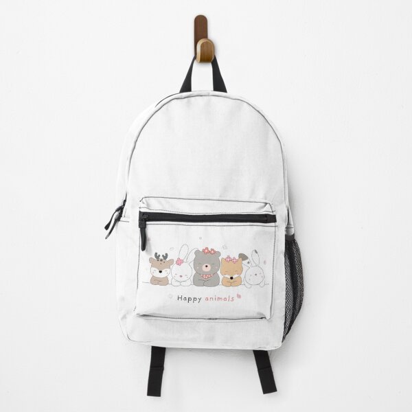 Item preview, Happy animal together, cute animal together, happy animal portrait designed and sold by GreyStanzione1.