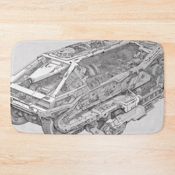 Item preview, Space Tank in the Future designed and sold by Mark Citian.