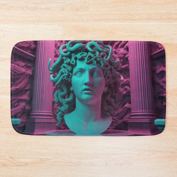 Item preview, Synthwave Gorgons: Neon Whispers of Medusan Magic designed and sold by Mullet Monkey.