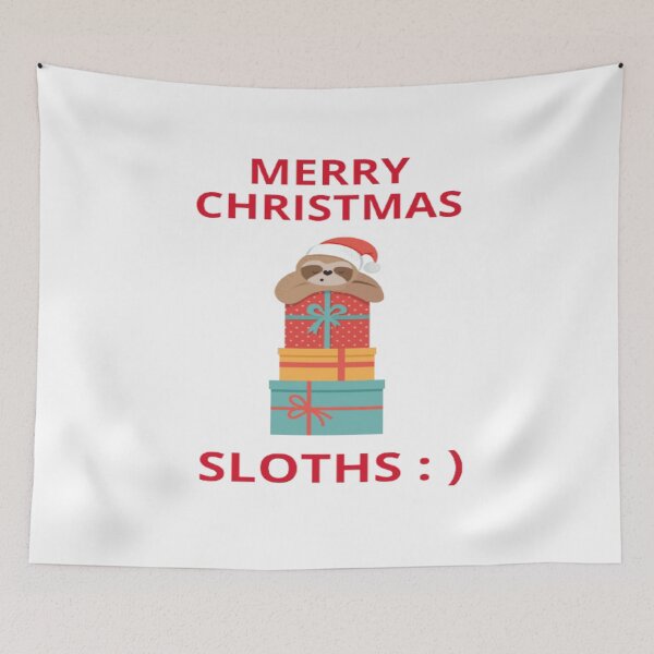 Item preview, Merry Christmas Sloths | Sloth Stack | Christmas Gifts | Funny Christmas T-Shirts designed and sold by surprise-to-me.