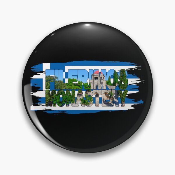 Item preview, FILERIMOS MONASTERY - Rhodes Greece with Flag designed and sold by Adam Gormley.